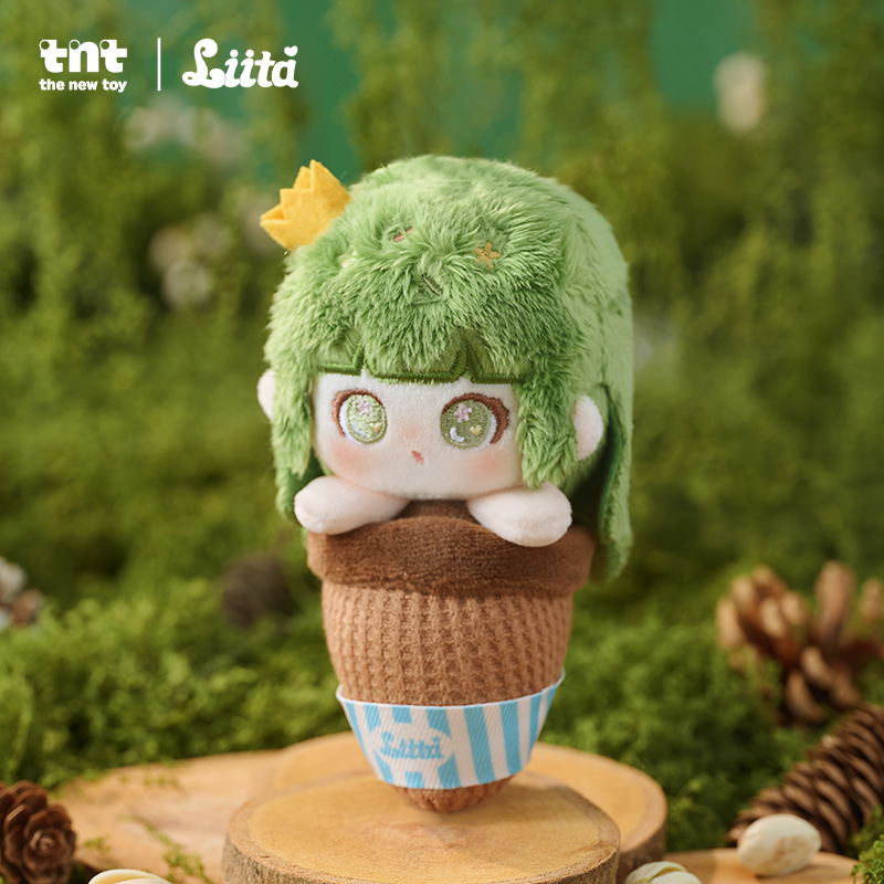 พวงกุญแจตุ๊กตาซีรีส์กรวยสีรุ้งของลีต้า